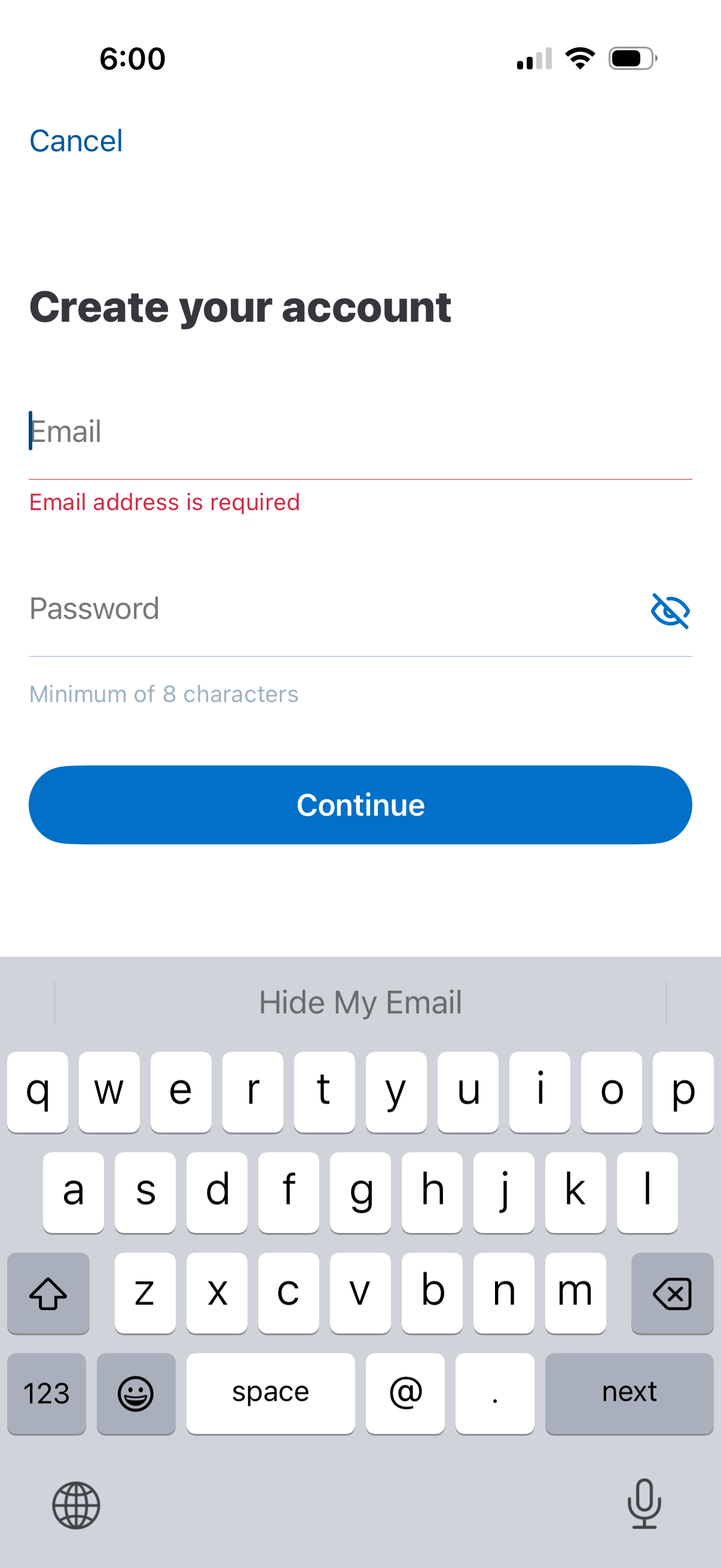 gamecharger login screenshot